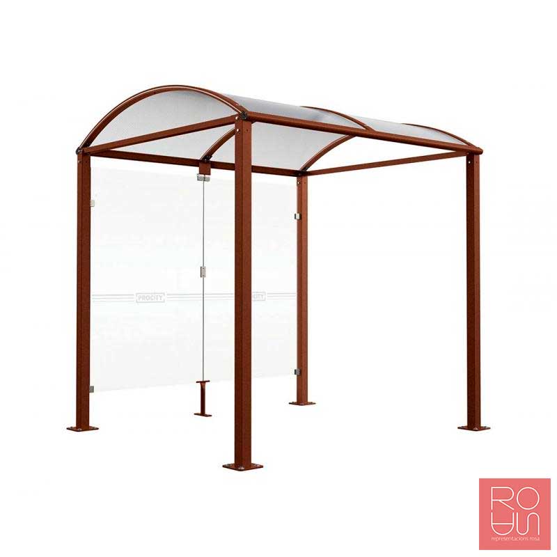 Refugi per bicicletes Bóveda amb vidres